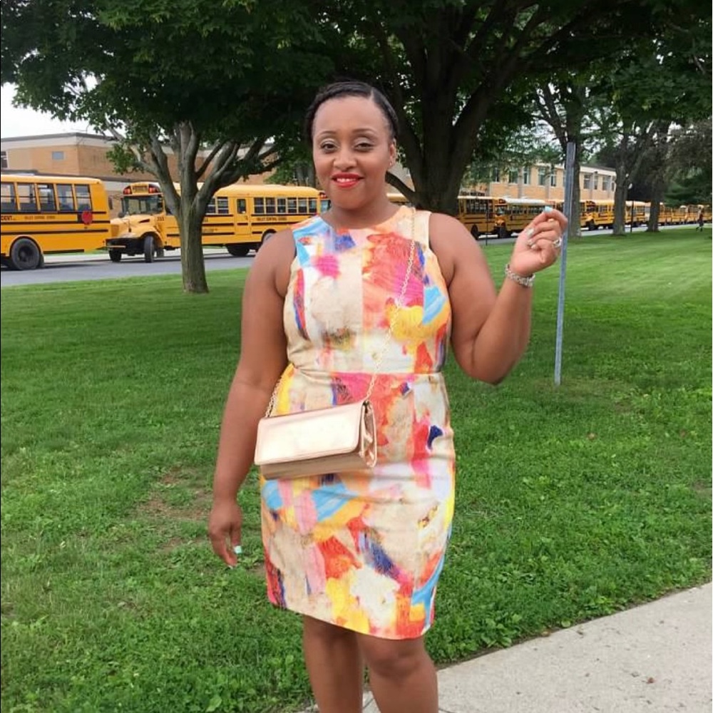 H&m Multiple Color Dress